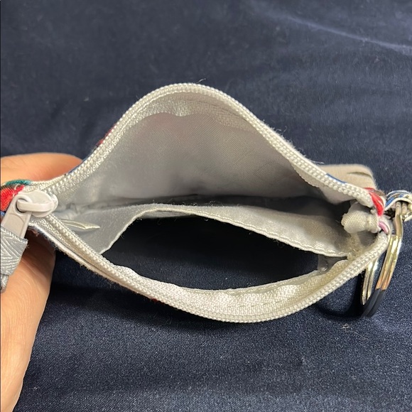 VERA BRADLEY Floral Key and Card Holder Set - Red and Blue - Picture 3 of 6